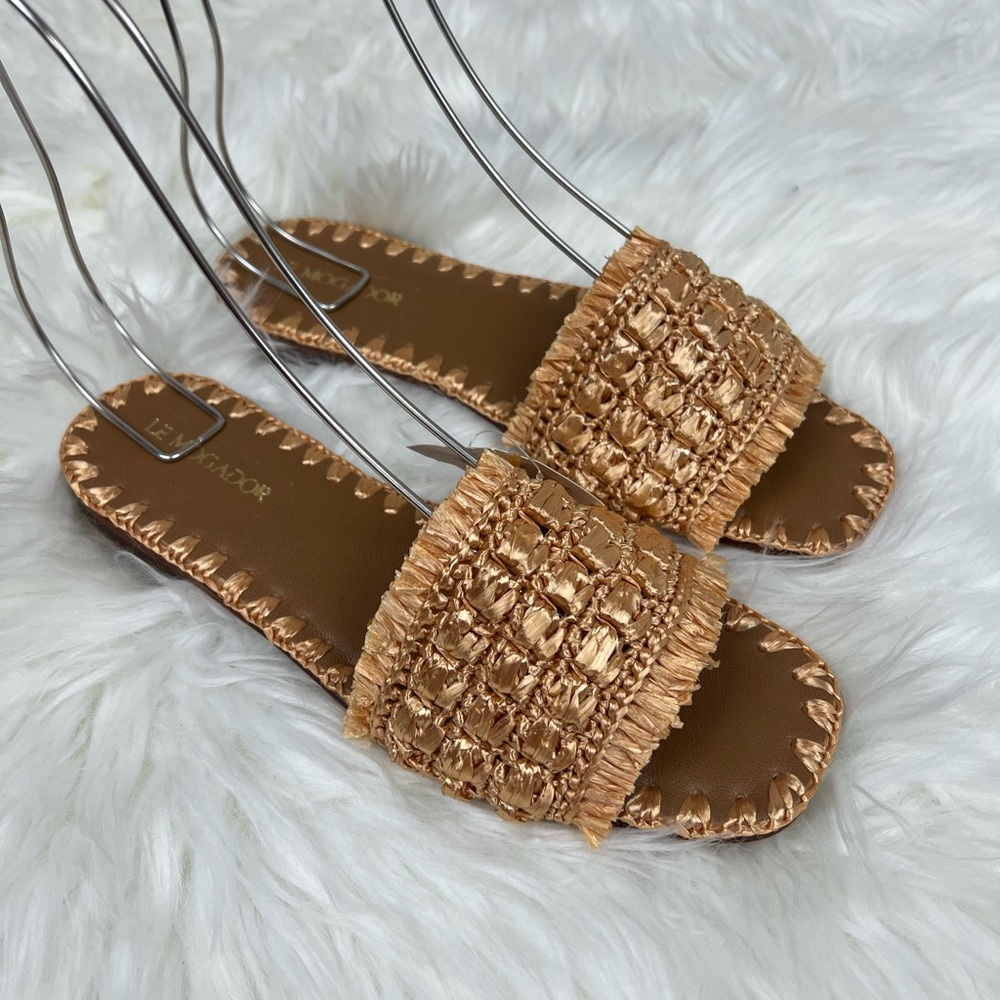 Le Mogador Made in Morocco Line Sandals in Butterscotch Sz 36